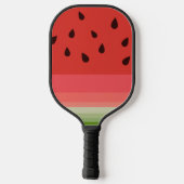 Juicy Delicious Ripe Watermelon met zaadontwerp Pickleball Paddle (Achterkant)
