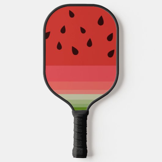 Juicy Delicious Ripe Watermelon met zaadontwerp Pickleball Paddle (Achterkant)