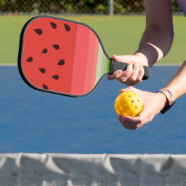 Juicy Delicious Ripe Watermelon met zaadontwerp Pickleball Paddle
