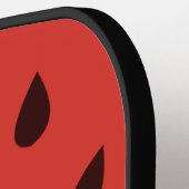 Juicy Delicious Ripe Watermelon met zaadontwerp Pickleball Paddle (Links Detail)