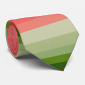 Juicy Delicious Ripe Watermelon met zaadontwerp Stropdas (Opgerold)