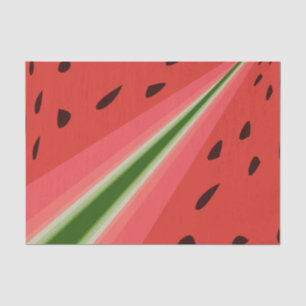 Juicy Delicious Ripe Watermelon met zaadontwerp Tissuepapier