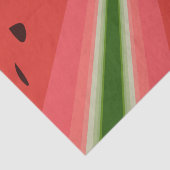 Juicy Delicious Ripe Watermelon met zaadontwerp Tissuepapier (Detail)