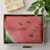 Juicy Delicious Ripe Watermelon met zaadontwerp Tissuepapier (Geschenk)