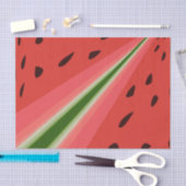 Juicy Delicious Ripe Watermelon met zaadontwerp Tissuepapier (Craft)