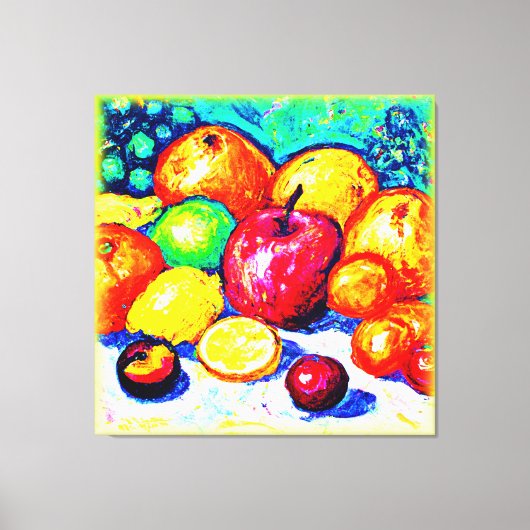 Juicy Delights Fruits. Bestel nu Canvas Afdruk (Voorkant)