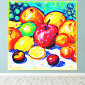 Juicy Delights Fruits. Bestel nu Canvas Afdruk (Insitu (Houten vloer))