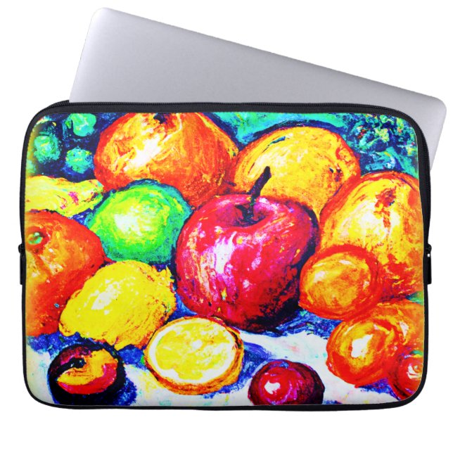 Juicy Delights Fruits. Bestel nu Laptop Sleeve (Voorkant)