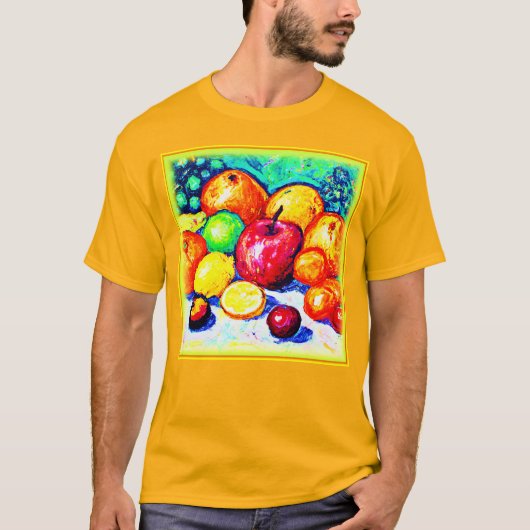 Juicy Delights Fruits. Bestel nu T-shirt (Voorkant)