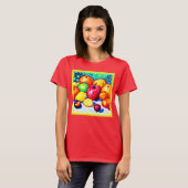 Juicy Delights Fruits. Bestel nu T-shirt (Voorkant volledig)