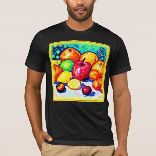 Juicy Delights Fruits. Bestel nu T-shirt (Voorkant)
