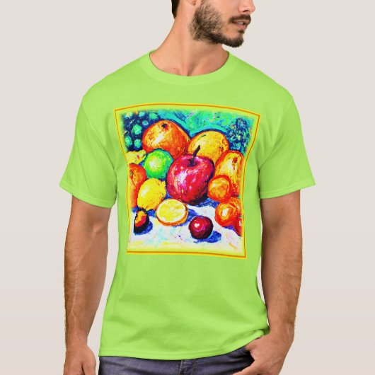 Juicy Delights Fruits. Bestel nu T-shirt (Voorkant)