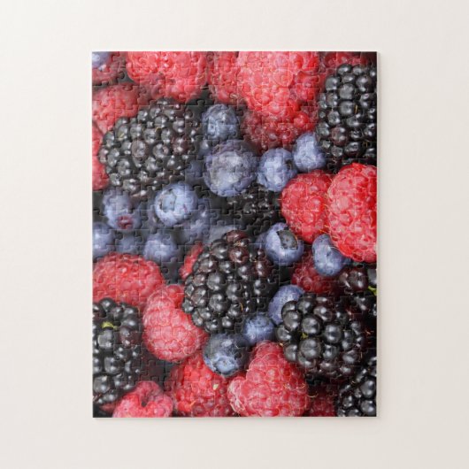 Juicy en Ripe Berry Fruit Medley Legpuzzel (Verticaal)