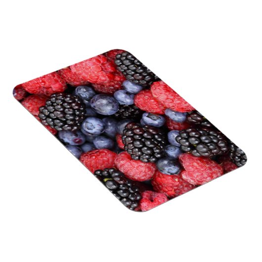Juicy en Ripe Berry Fruit Medley Magneet (Rechterzijde)