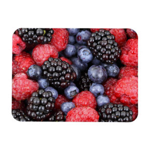 Juicy en Ripe Berry Fruit Medley Magneet