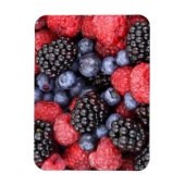 Juicy en Ripe Berry Fruit Medley Magneet (Verticaal)