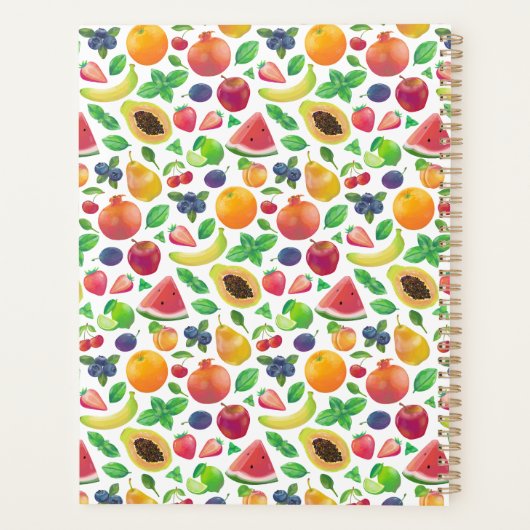 Juicy felle vruchten planner (Achterkant)
