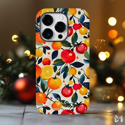 Juicy Fruit Medley met Bright Citrus en Berry Case-Mate iPhone Case