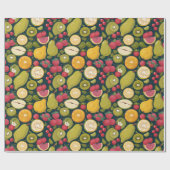 Juicy Fruit Tropical Gift Wrapping Paper Cadeaupapier (Vlak)