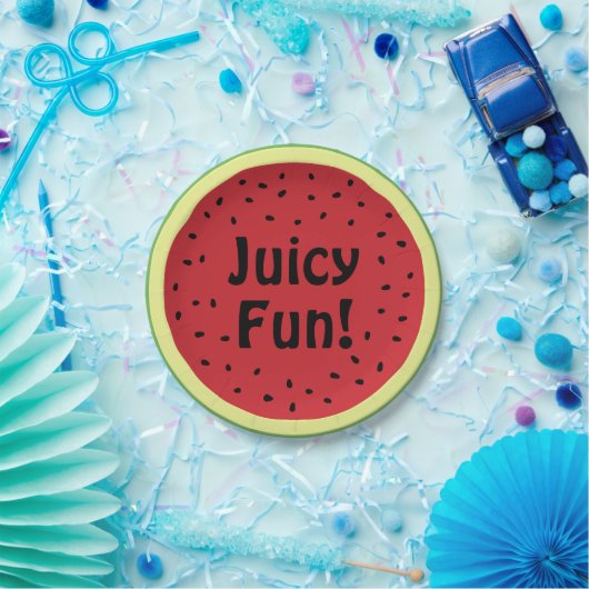 Juicy Fun Watermelon Paper Bord (Feest)