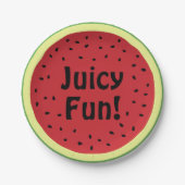 Juicy Fun Watermelon Paper Bord (Voorkant)