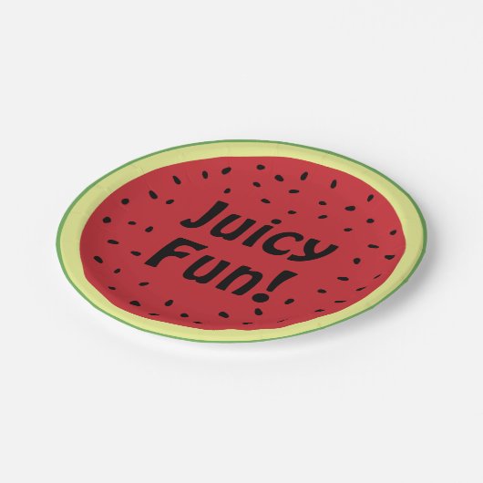 Juicy Fun Watermelon Paper Bord (Gekanteld)