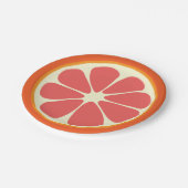 Juicy Grapefruit Summer Citrus Fruit Slice Kitchen Papieren Bordje (Gekanteld)