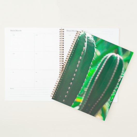 Juicy Green cactus plant bladeren Planner (Display)
