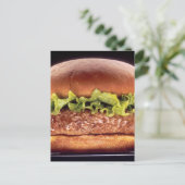 Juicy Hamburger Briefkaart (Staand voorkant)