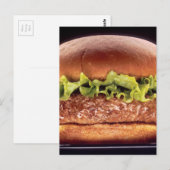 Juicy Hamburger Briefkaart (Voorkant / Achterkant)