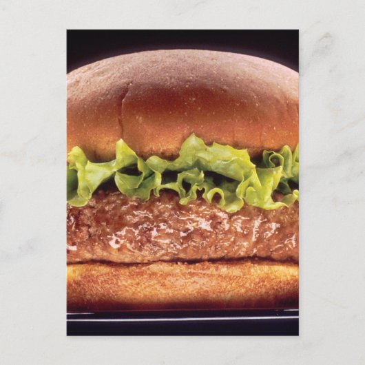 Juicy Hamburger Briefkaart (Voorkant)