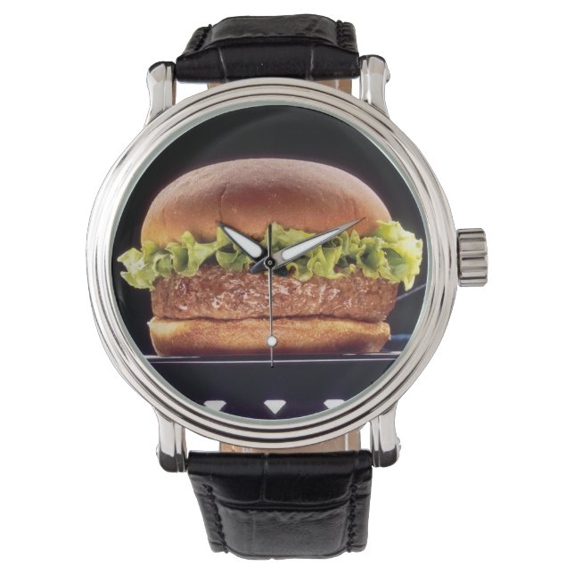 Juicy Hamburger Horloge (Voorkant)