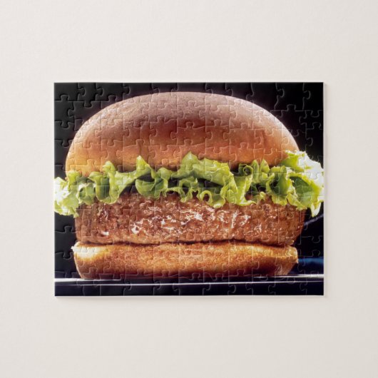 Juicy Hamburger Legpuzzel (Horizontaal)