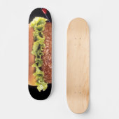 Juicy Hamburger Persoonlijk Skateboard (Voorkant)