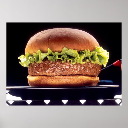 Juicy Hamburger Poster (Voorkant)