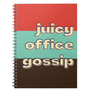 Juicy Kantoor Gossip Funny Workplace Team Notitieboek