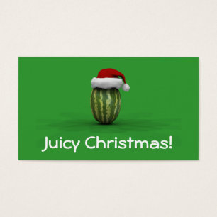 Juicy Kerstmis Visitekaartjes