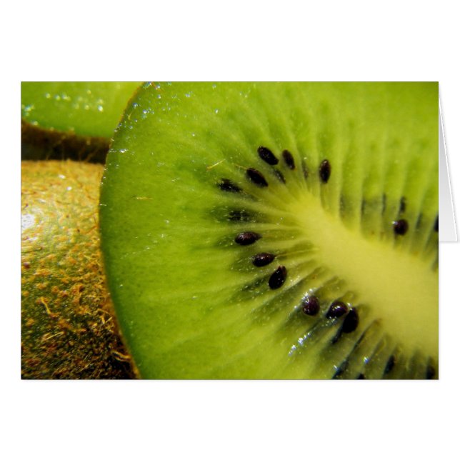Juicy Kiwi - Blank in Wenskaart (Voorkant Horizontaal)