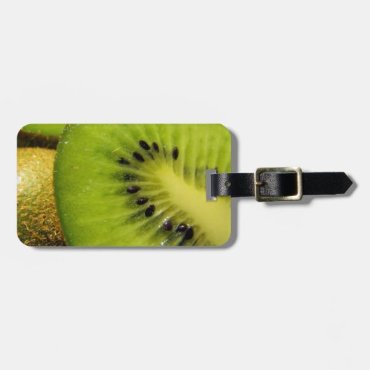 Juicy Kiwi Fruit Bagagelabel (Voorkant horizontaal)