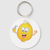 Juicy Lemon Drink Sleutelhanger (Voorkant)