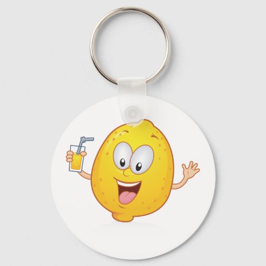 Juicy Lemon Drink Sleutelhanger (Voorkant)
