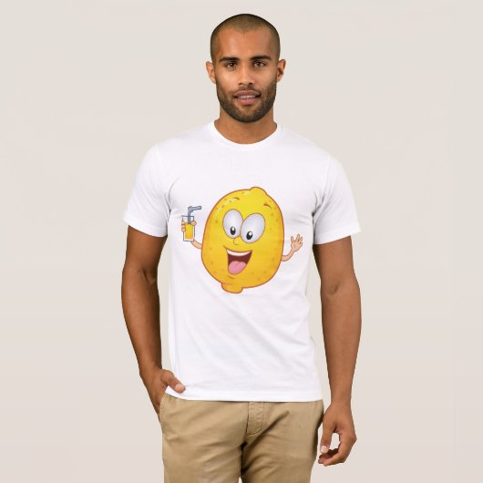 Juicy Lemon Drink T-shirt (Voorkant volledig)