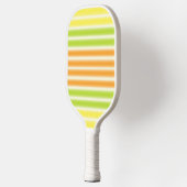 Juicy Lemon Limoen en Oranje citrusvruchtenstripes Pickleball Paddle (Links)