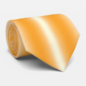 Juicy Lemon Limoen en Oranje citrusvruchtenstripes Stropdas (Opgerold)