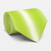 Juicy Lemon Limoen en Oranje citrusvruchtenstripes Stropdas (Opgerold)