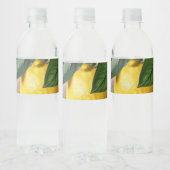 Juicy lemons waterfles etiket (Flessen)