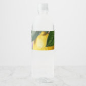 Juicy lemons waterfles etiket (Voorkant)