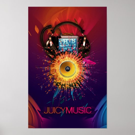 Juicy Music Poster 2010 (Voorkant)