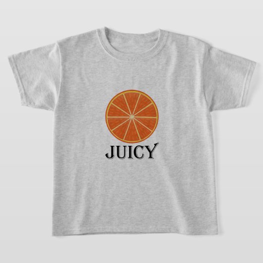 Juicy Oranje - Girls' Basic T-Shirt (Laagn)