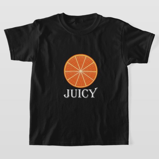 Juicy Oranje - Girls' Basic T-Shirt (Laagn)